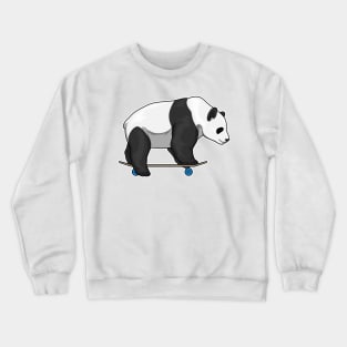 Panda Skater Skateboard Crewneck Sweatshirt